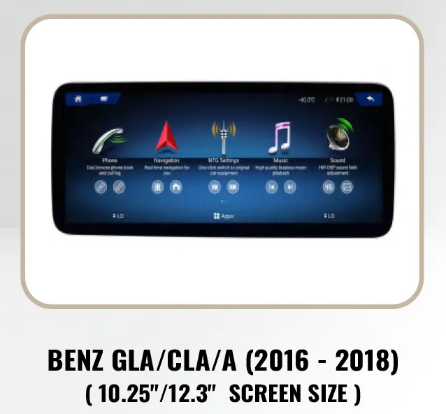 BENZ GLA/CLA/A (2016 - 2018)