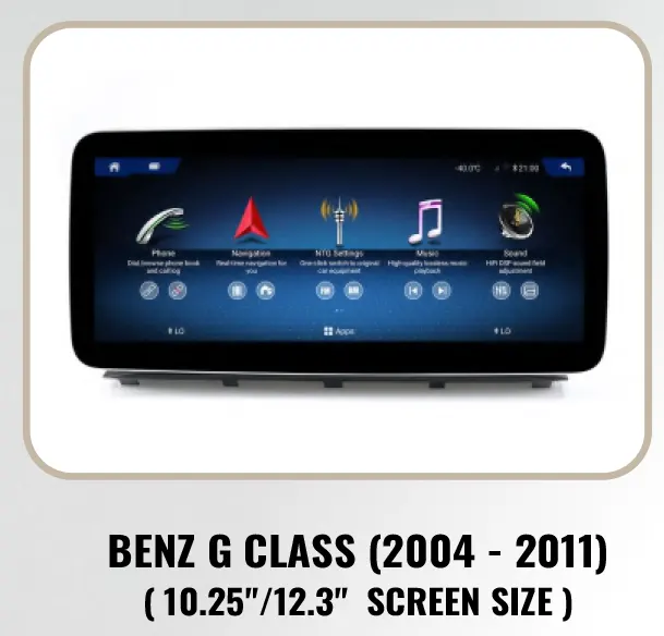 BENZ G CLASS (2004 - 2011)