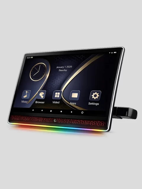 Headrest Monitor With Ambient Light